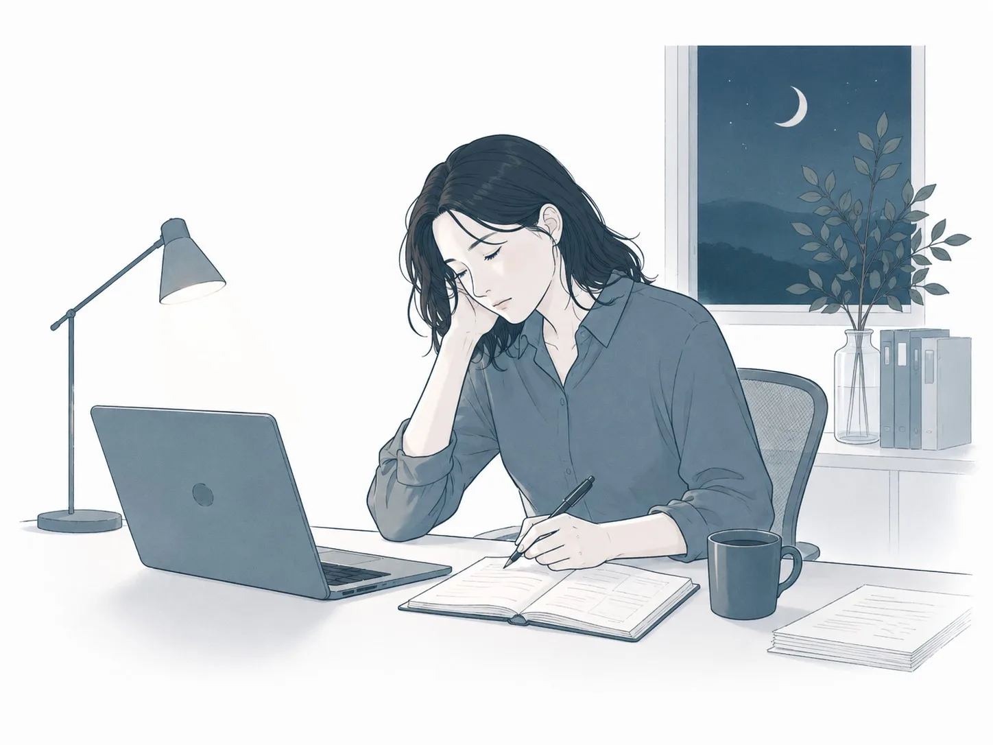 仕事を任せたいのに自分で抱えてしまっている様子
