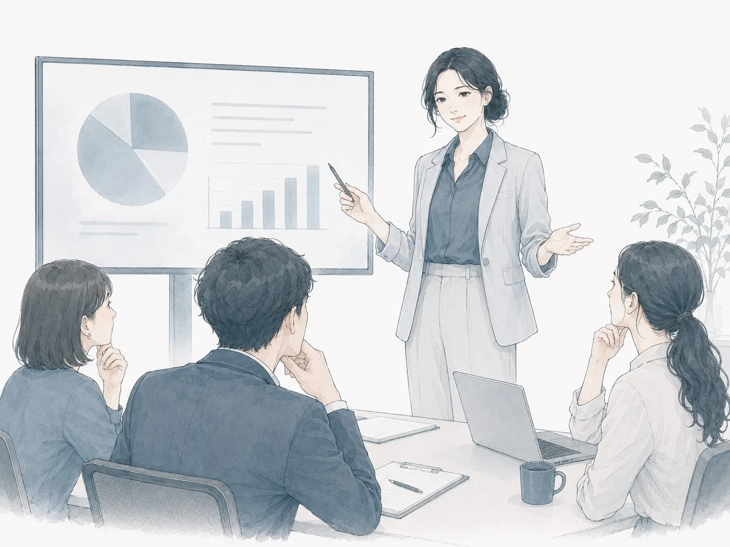 小さなチームで運営する事業のイメージ