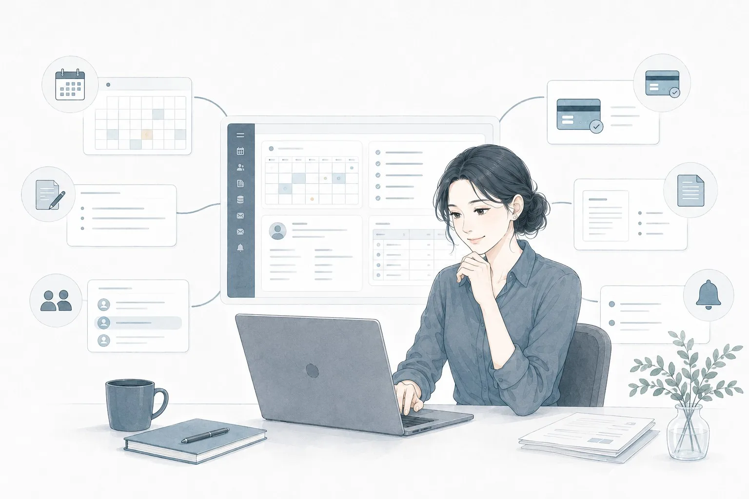 判断を抱え続けなくてよくなるイメージ