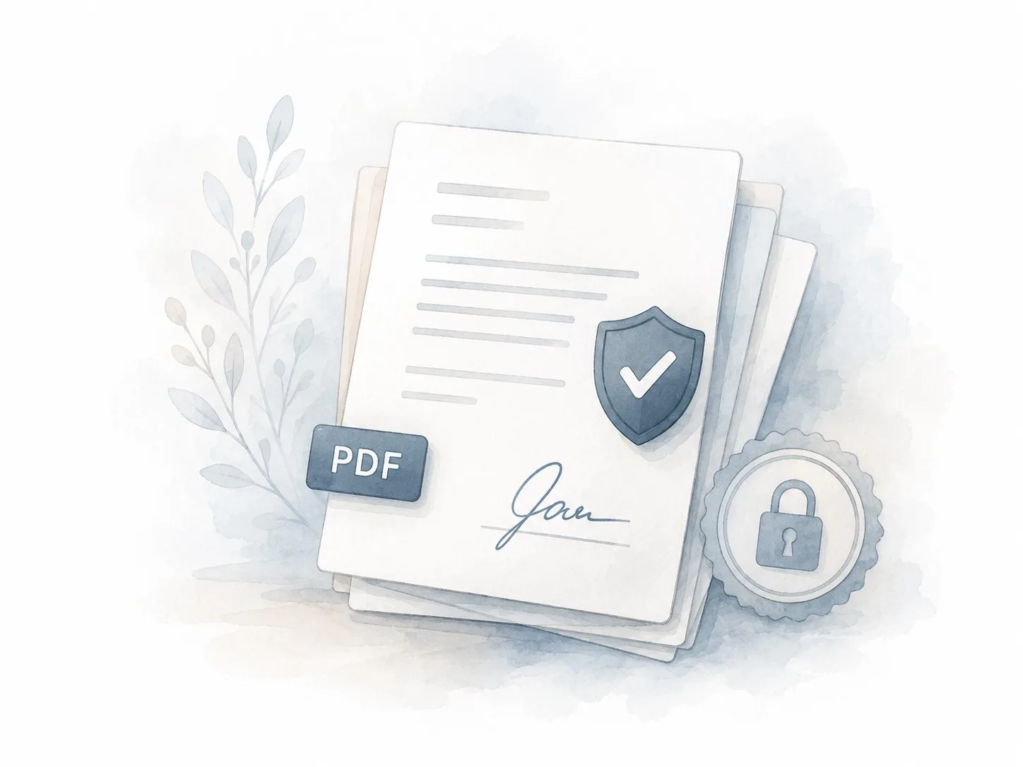 同意・契約・説明事項のイメージ